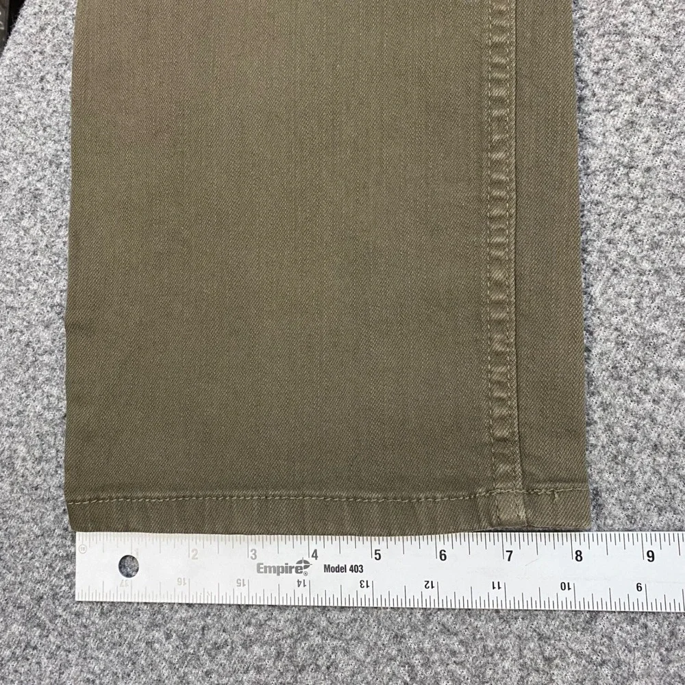 Flag & Anthem Pants Men 34/32 Nashville Straight Olive Stretch China 5-Pocket